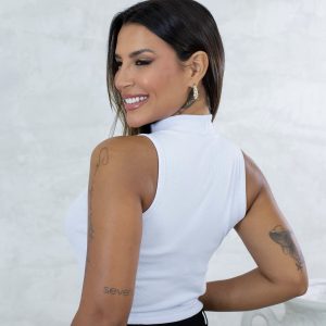 Regata Básica Gola - Branca